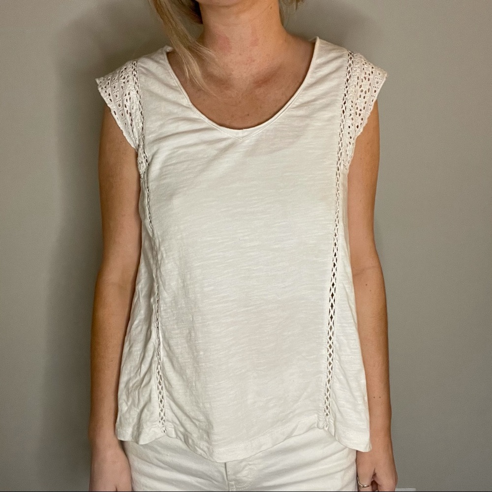White tank top